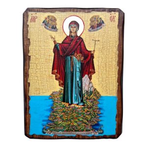 Ікона "Ігуменя Святої Гори Афон", ікона на дереві 13х17 см